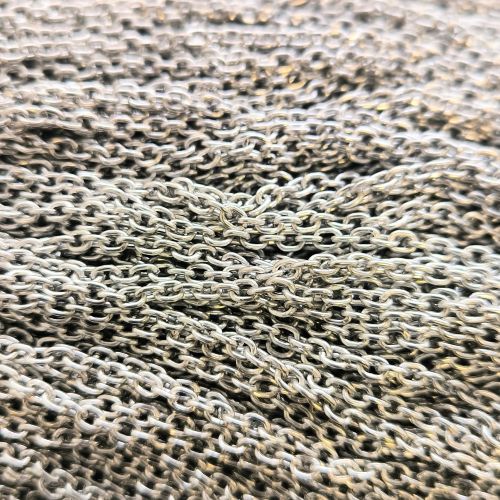 Řetízek platinový, aluminiový, II, 1 m