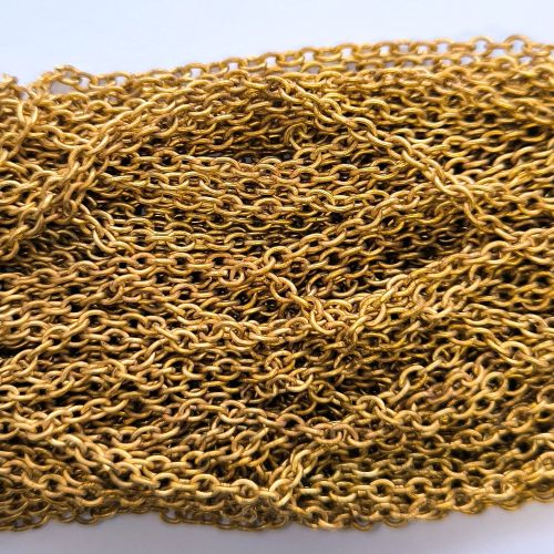 Řetízek mosazný IV, 1 m