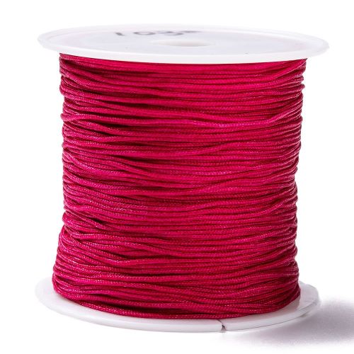 Nylonová šňůrka fuchsiová, 10 m