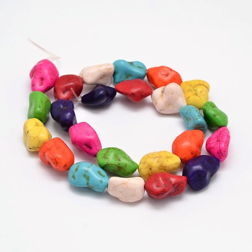 Tyrkys barevný, valounky, návlek