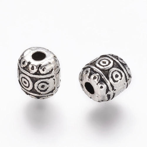 Soudek s kolečky úzký, starostříbrný, kovový, 10 ks