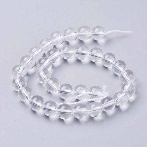 Křišťál, kuličky 6 mm, krátký návlek