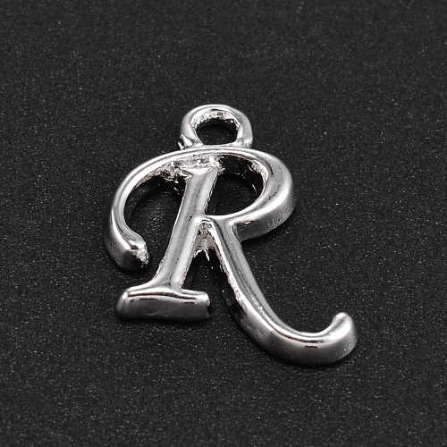 Písmenko R přívěsek starostříbrný, kovový, 1 ks