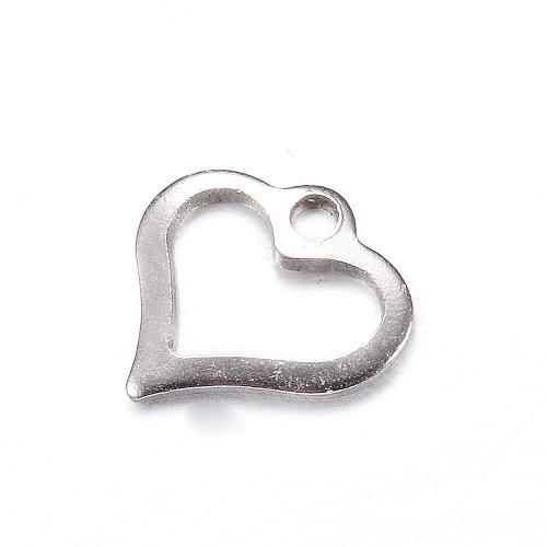 Srdíčko velké, obrys, chirurgická ocel, 10 ks