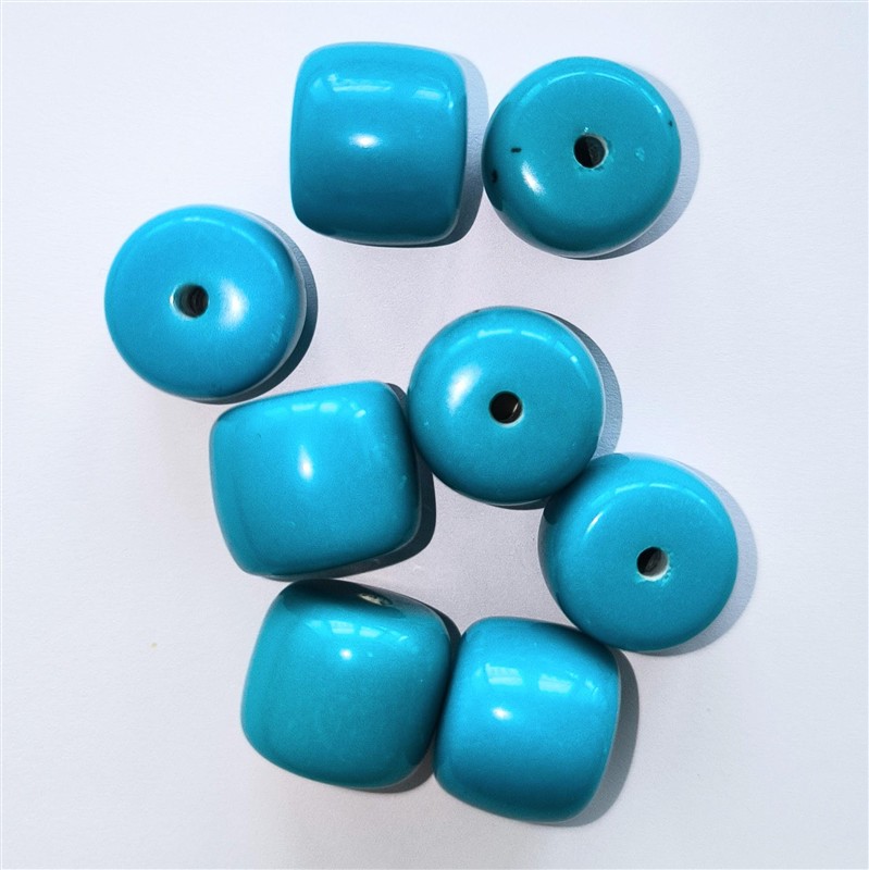 Soudek tyrkysový, akrylový, 50 ks