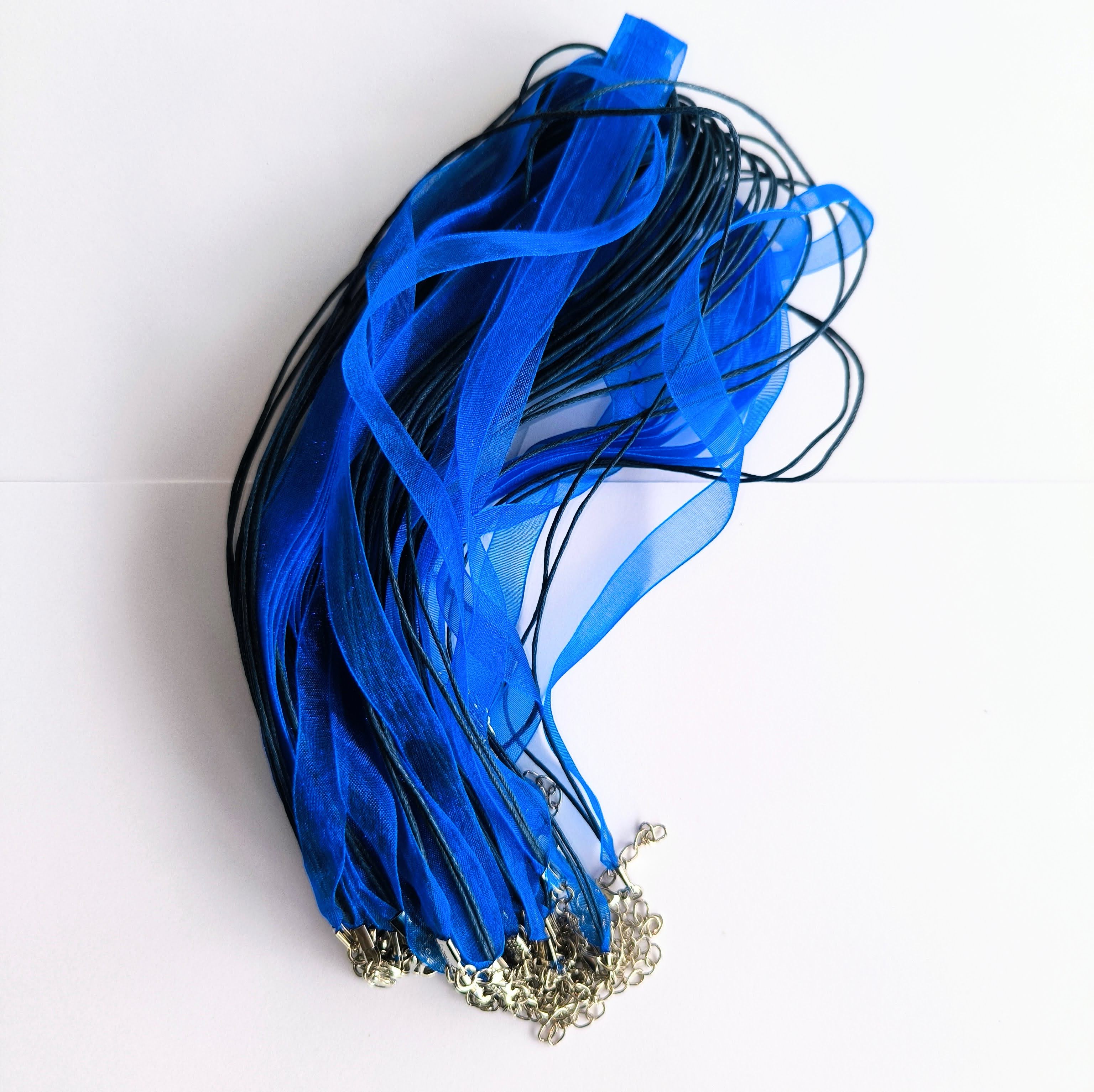 Náhrdelník modrý, 10 ks