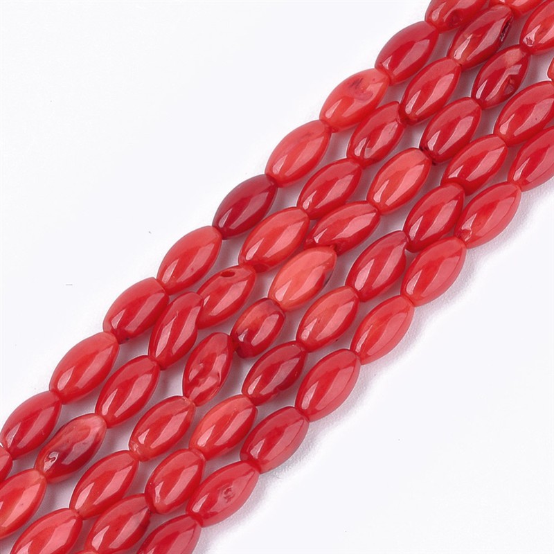 Korál červený, rýže, návlek