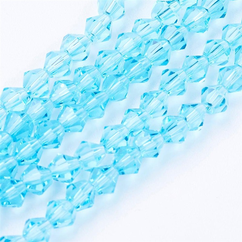 Cínovky tyrkysové, 4 mm, 10 návleků (předobjednávka)