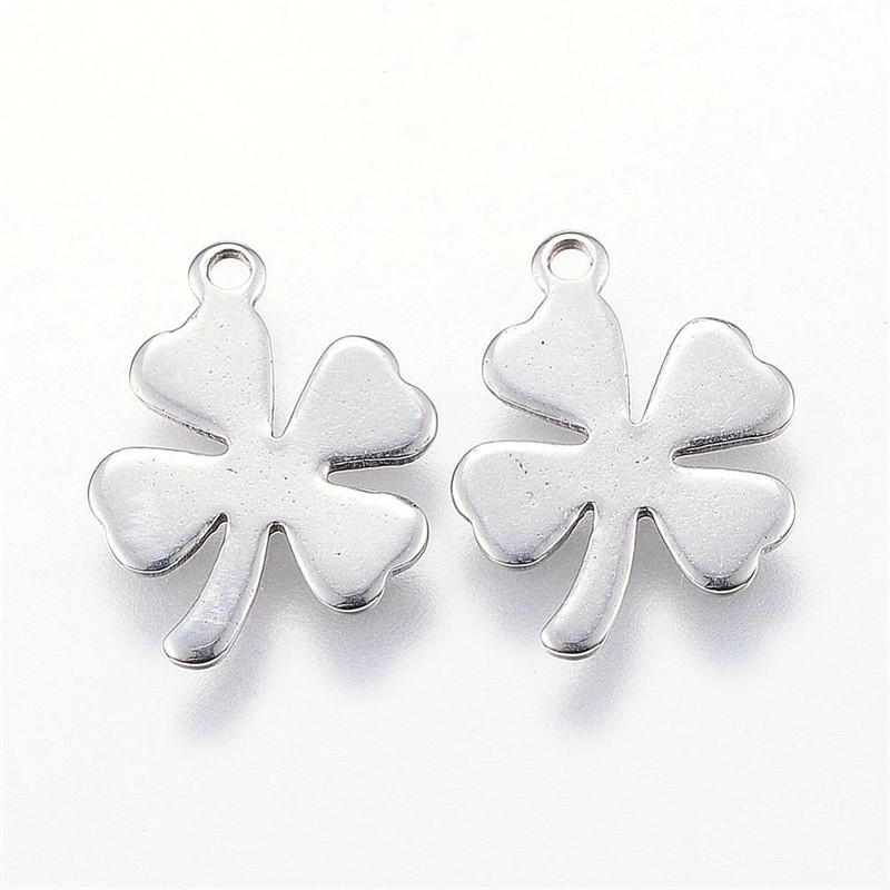 Čtyřlístek, 14 x 10 mm, chirurgická ocel, 500 ks (na objednání)