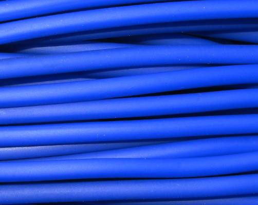 Bužírka modrá, 3 mm, 1 m