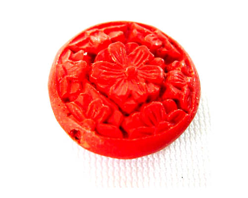 Cinnabar kolečko, 1 ks