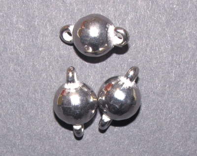 Disco kulička s očky, platinová, akrylová, 10 ks