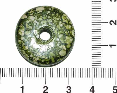 Donut zelený, mramorovaný