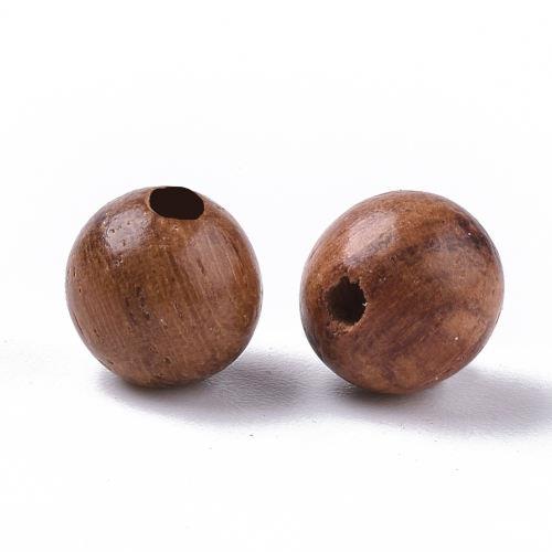 Kuličky dřevěné, voskované, 6 mm, 50 ks