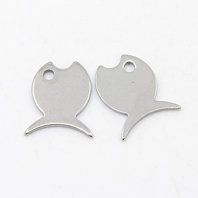 Rybička s otevřenou pusou, chirurgická ocel, 10 ks