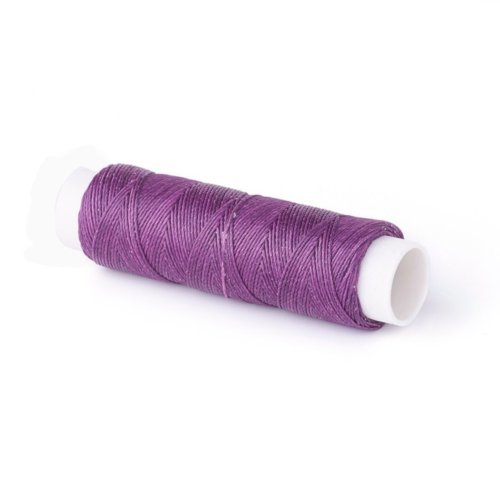 Polyesterová šňůrka tmavě fialová, 0,55 mm, 30 m