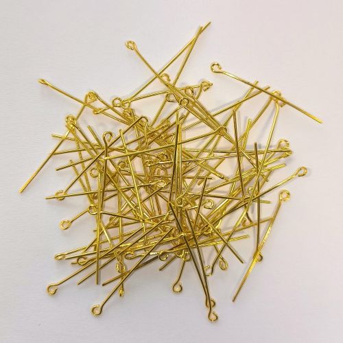 Jehla ketlovací 32 mm, mosazná, 30ks