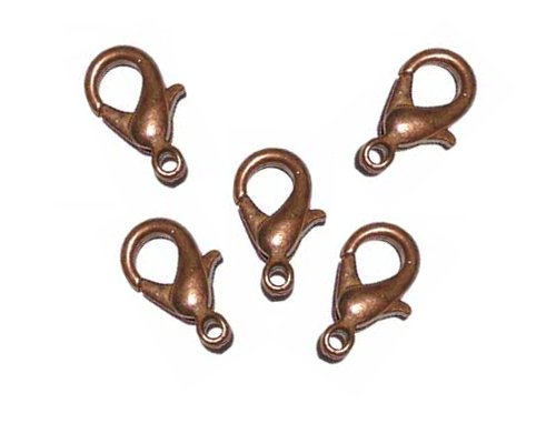 Karabinka staroměděná, 10 mm, 100 ks