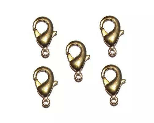 Karabinka mosazná, 12 mm, 100 ks