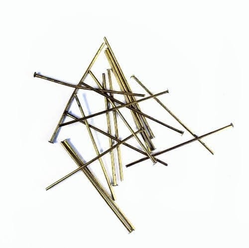 Nýt ketlovací 40 mm,staromosazný, 100 ks