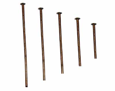 Nýt ketlovací 21 mm, staroměděný, 30ks