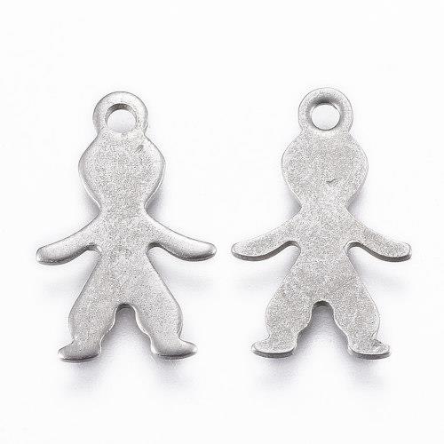 Chlapeček, přívěsek z chirurgické oceli, 50 ks