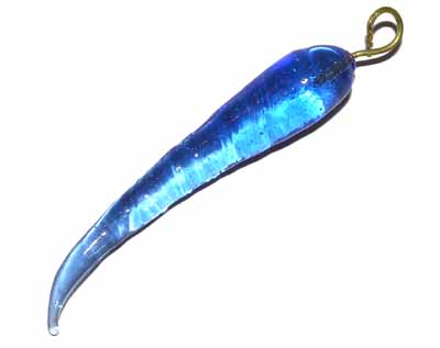 Paprička modrá, průhledná