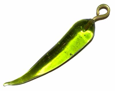 Paprička zelená, průhledná