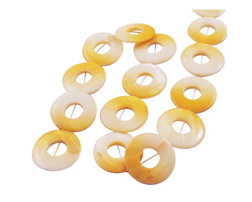 Kolečka žlutá, perleťová - NÁVLEK