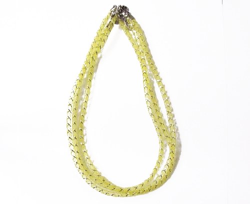 Punčoška žlutá - náhrdelník