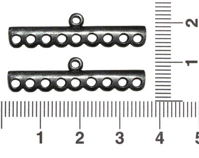 Ramínko hladké, černé, 9 + 1, 10ks