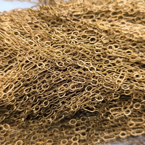 Řetízek mosazný V, 1 m