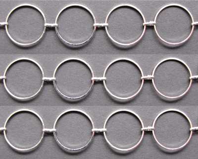 Řetízek platinový, s velkými oky XXIII velká kolečka