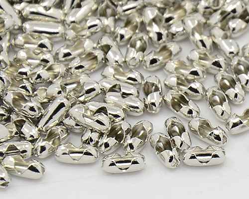 Zapínání ke kuličkovému řetízku, platinové, 10 ks