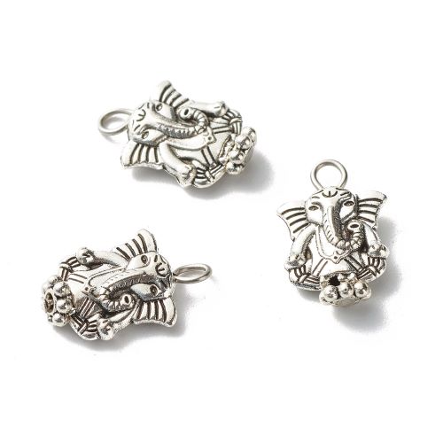 Slon 15 x 10, přívěsek, 10 ks