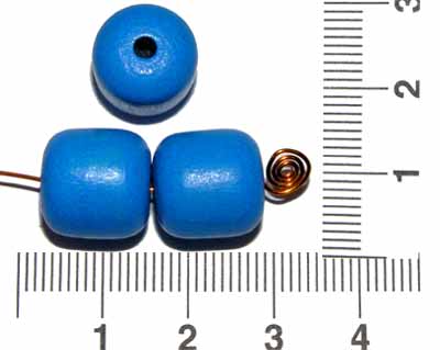 Soudek modrý, dřevěný, 12 x 12 mm, 10 ks